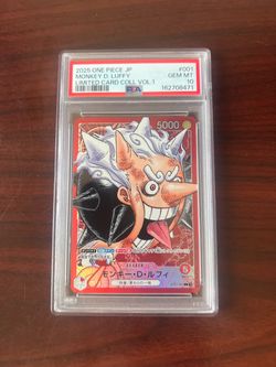 PSA 10 Monkey D. Luffy One Piece Card #001 Pokemon tcg cards
