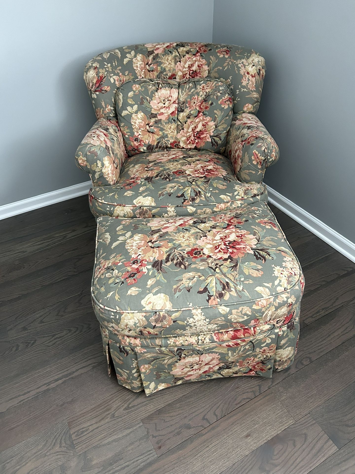 Chair And Ottoman