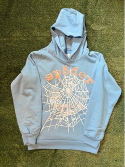 Dusty Blue Og Web V2 Sp5der Hoodie