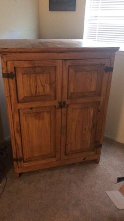 Rustic dresser.