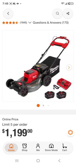 Milwaukee lawn mower