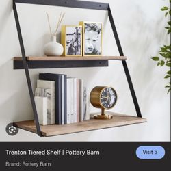 Pottery Barn Trenton Shelf -2 Shelves