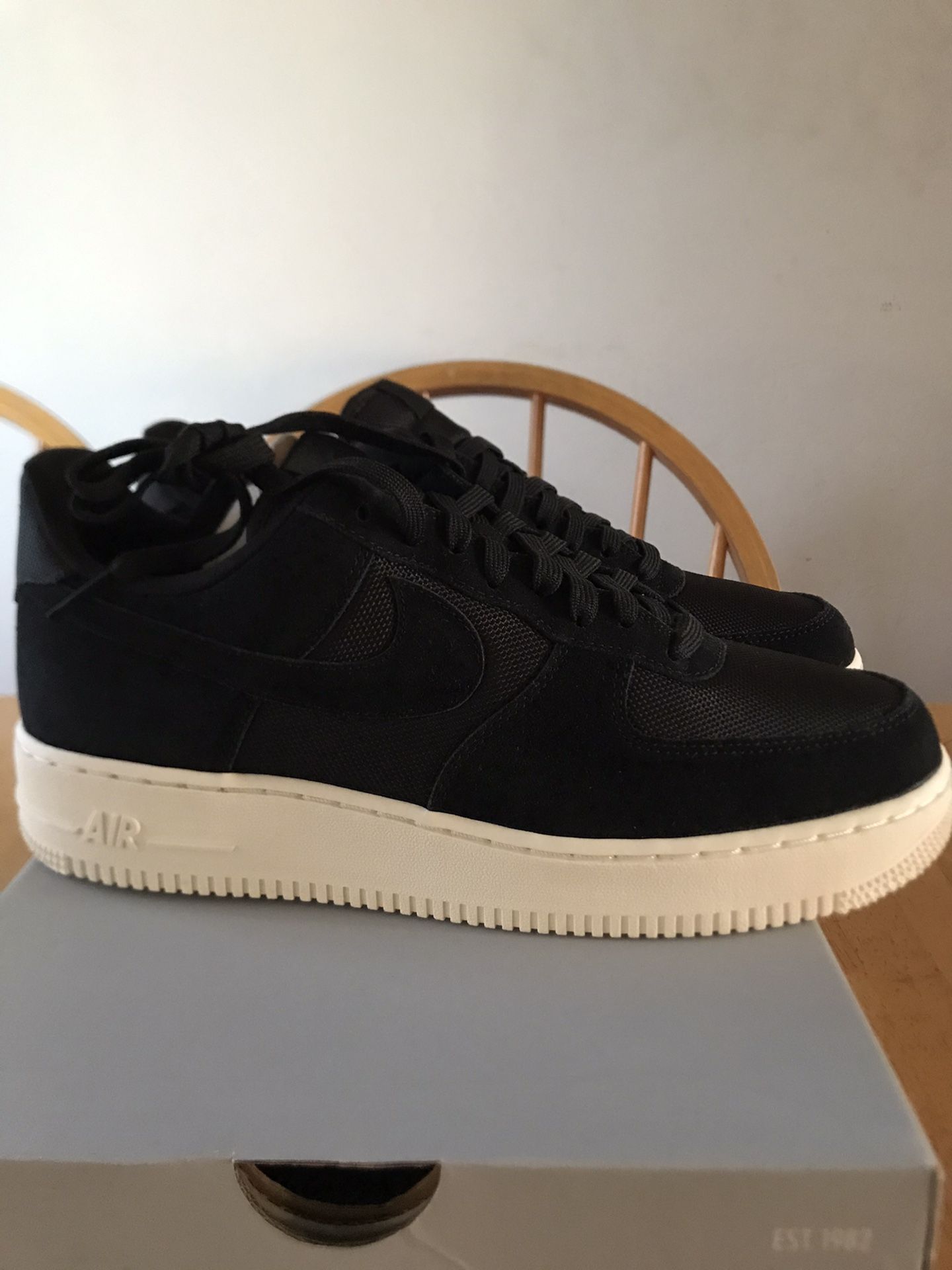 Brand new Nike Air Force One black white shoes men’s size 9 or 10
