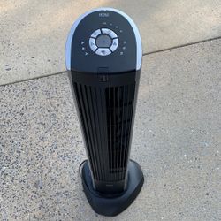 Seville Classics UltraSlimline Indoor Bladeless Oscillating Tower Fan Quiet Cooling