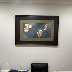 Large Magnolia Oil Painting