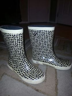 Coach rain boots size 5.5