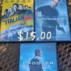 5 DVD $15.00  CashOnly Buyer's Pickup 91343