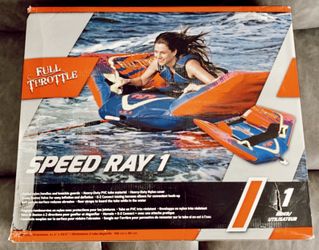 Full Throttle Speed Ray 1 Towable Tube