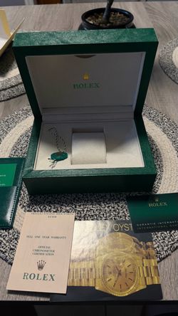 rolex watch box