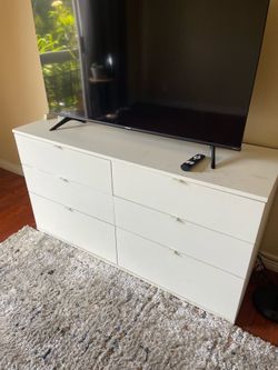 White dresser