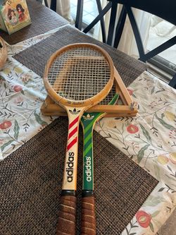 Wood tennis rackets
