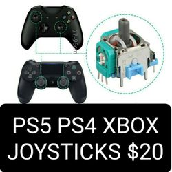 JOYSTICKS FOR XBOX PS4 AND PS5.      DUALSENSE DUALSHOCK ELITE SERIES 