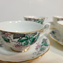 Vintage Tea Set Clarence England Bone China 1950’s