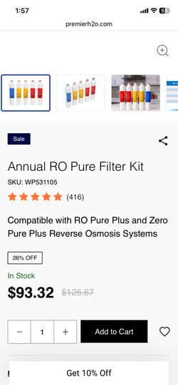 Water Filters - Reverse Osmosis Water Filters - BRAND NEW