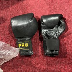 Leather Boxing Training Gloves