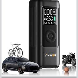 New 160PSI Tire Inflator Portable Air Compressor, Electric Air Pump for Car Tires with Pressure Gauge