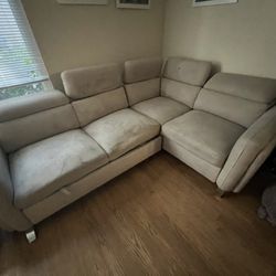 Large Reclining Pull-Out Sofa Bed For Free