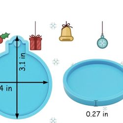 12pc Ornament Silicone Mold
