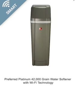 42,000 Grain Preferred Platinum Wi-Fi Enabled Smart Water Softener for Hard Water and Iron Reduction