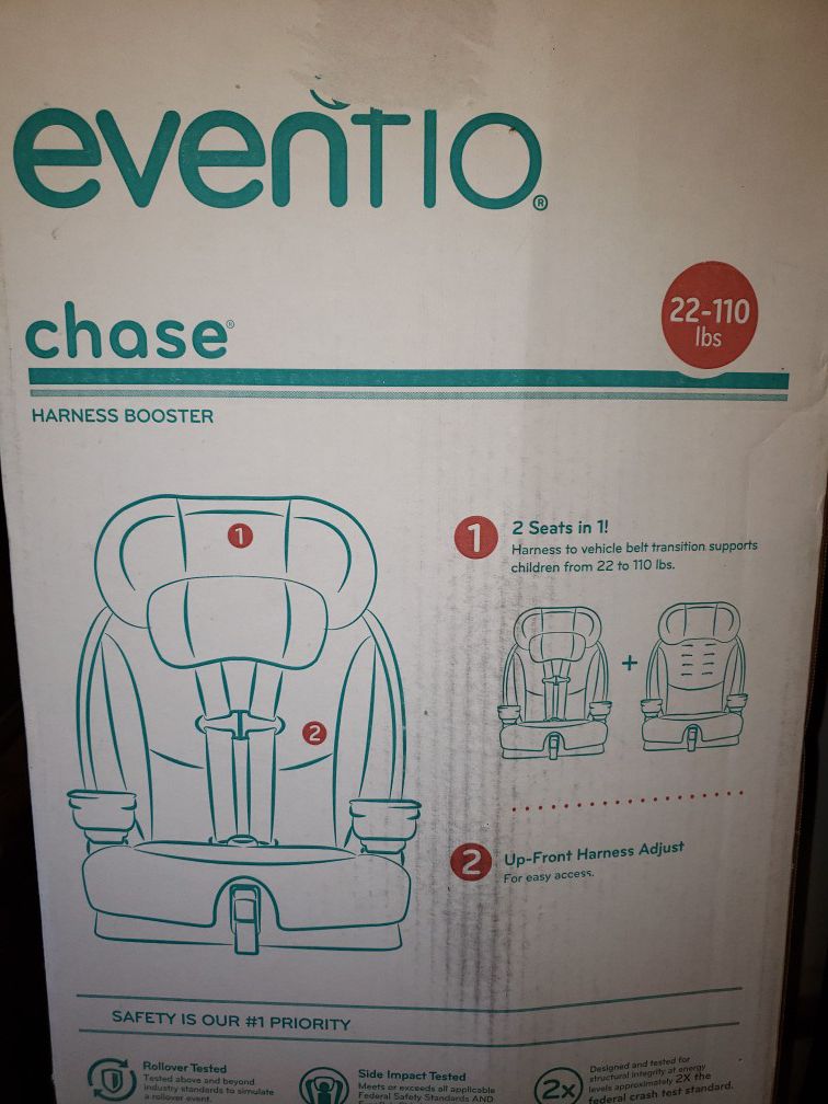 Evenflo Car Seat chase Harness Booster Or best Offer