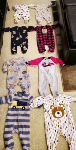 Baby Boy PJs (O-3 months)