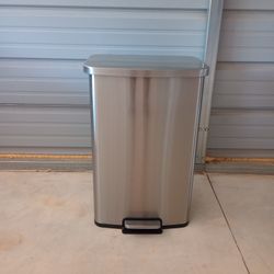 Better Homes & Gardens 13.2 Gallon Rectangular Stainless Steel Kitchen Step Trash Can