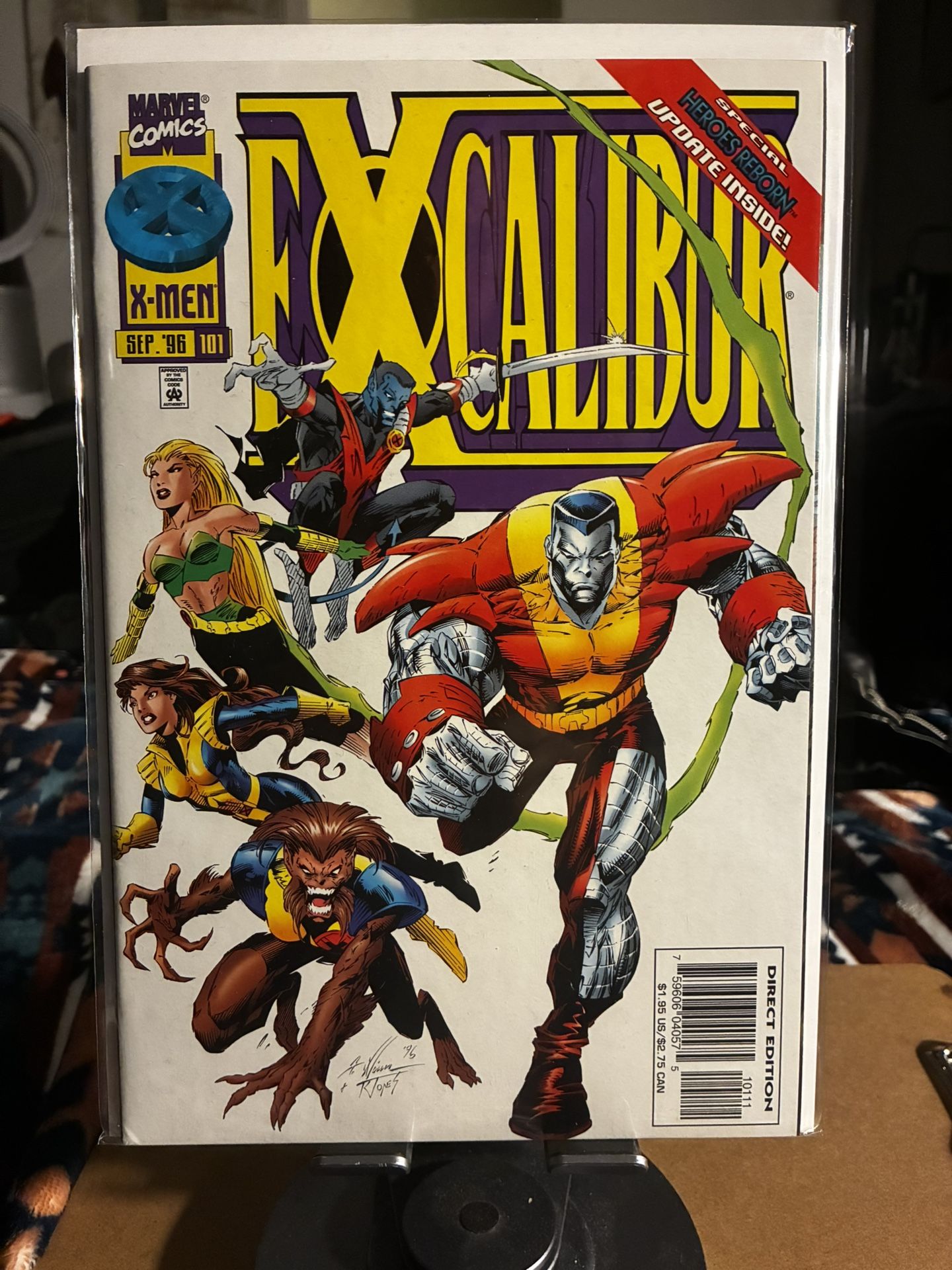 Marvel Comics #101A Excalibur, Vol. 1 Quiet 1st mention of The Department, later renamed MI:13