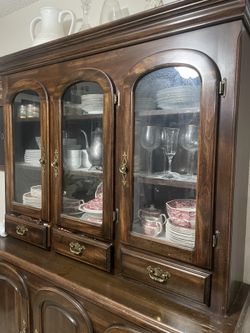 China Hutch Two Piece Moving Sale