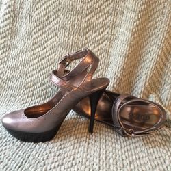 Antique Silver Heels