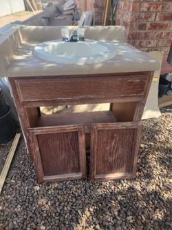 bathroom cabinet with sink