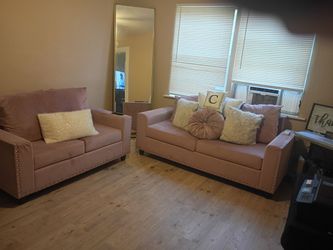 Sofa and loveseat