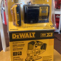 DEWALT 20-Volt MAX XR Cordless Brushless Jigsaw with (1) 20-Volt Battery 2.0Ah & Charger