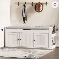STORAGE BENCH -New 