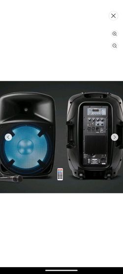 Portable PA Bluetooth Speaker with LED Light