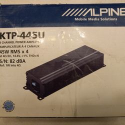 Never Used Alpine Power Pack Mini Car Stereo Amp 