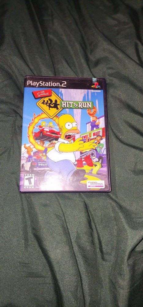 Simpsons Hit And RUN PS2 COMPLETE