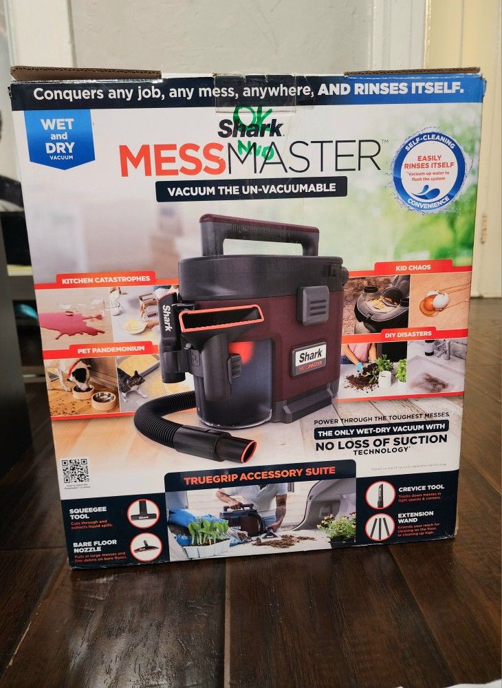 Shark Mess Master wet and dry vacuum Brand New