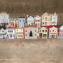 Hallmark Ornament Nostalgic Houses and Shops LOT OF 14