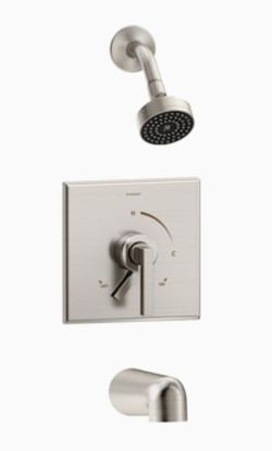 Symmons Duro Satin Nickel 1 Handle Bathtub and Shower Faucet