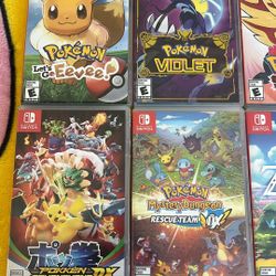 Nintendo Switch Games. $45 Each Or 2 For $80. Super Mario Bros, Zelda, Pokémon And More.