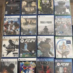 Lot Ps4 And PS5 Games 