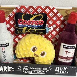 BARK Costco Dog Toy Set (4-Pack) – Brand New 