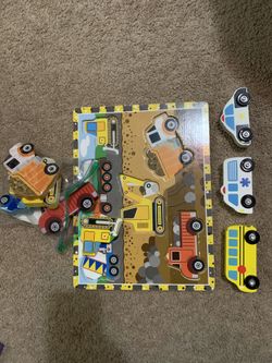 Melissa & Doug Wooden Puzzle, Little People, Toys