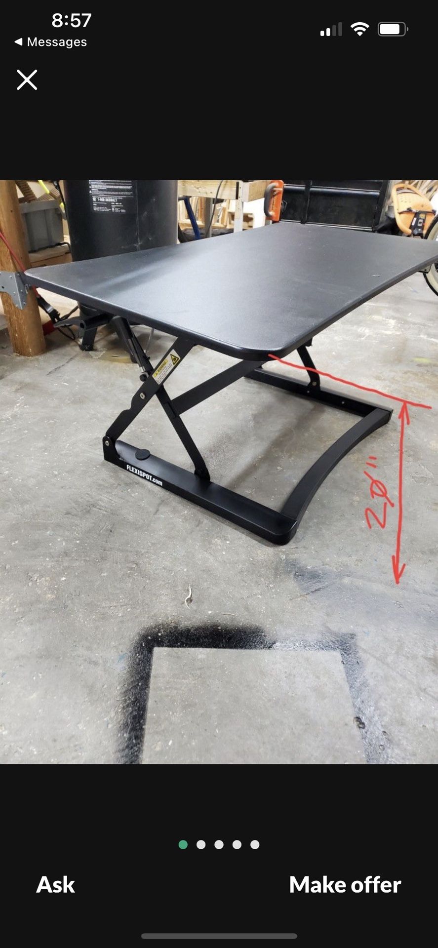 Flexispot standing Desk