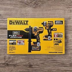 DEWALT Cordless Combination Kit: 20 V Volt, 2 Tools, 1/2 in Hammer Drill
