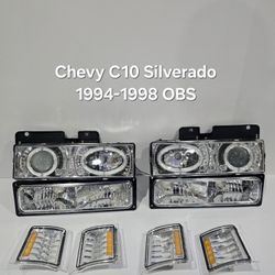 Chevy C10 Silverado 1994-1998 Headlights OBS 