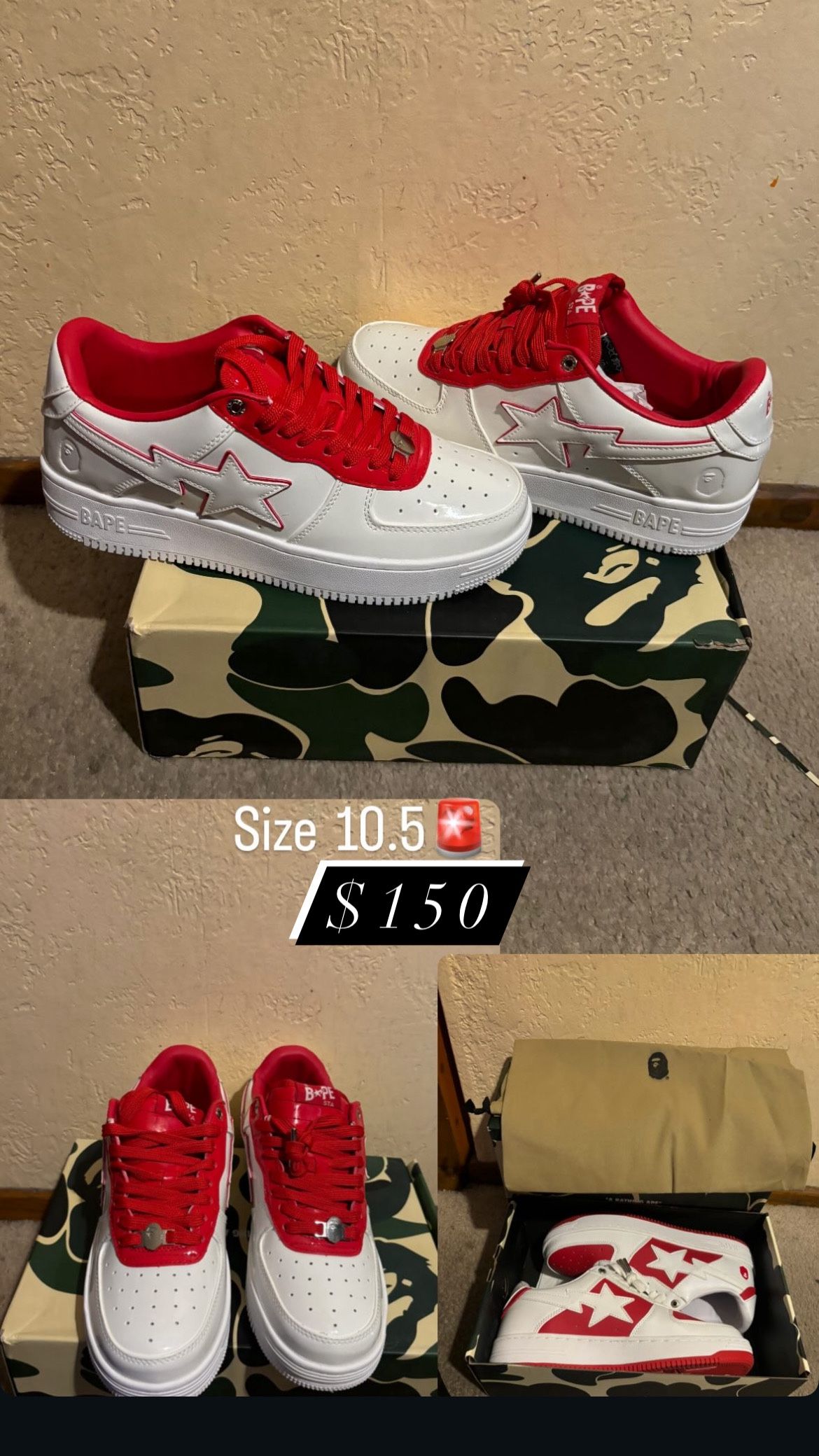 Bape Shoes 10.5