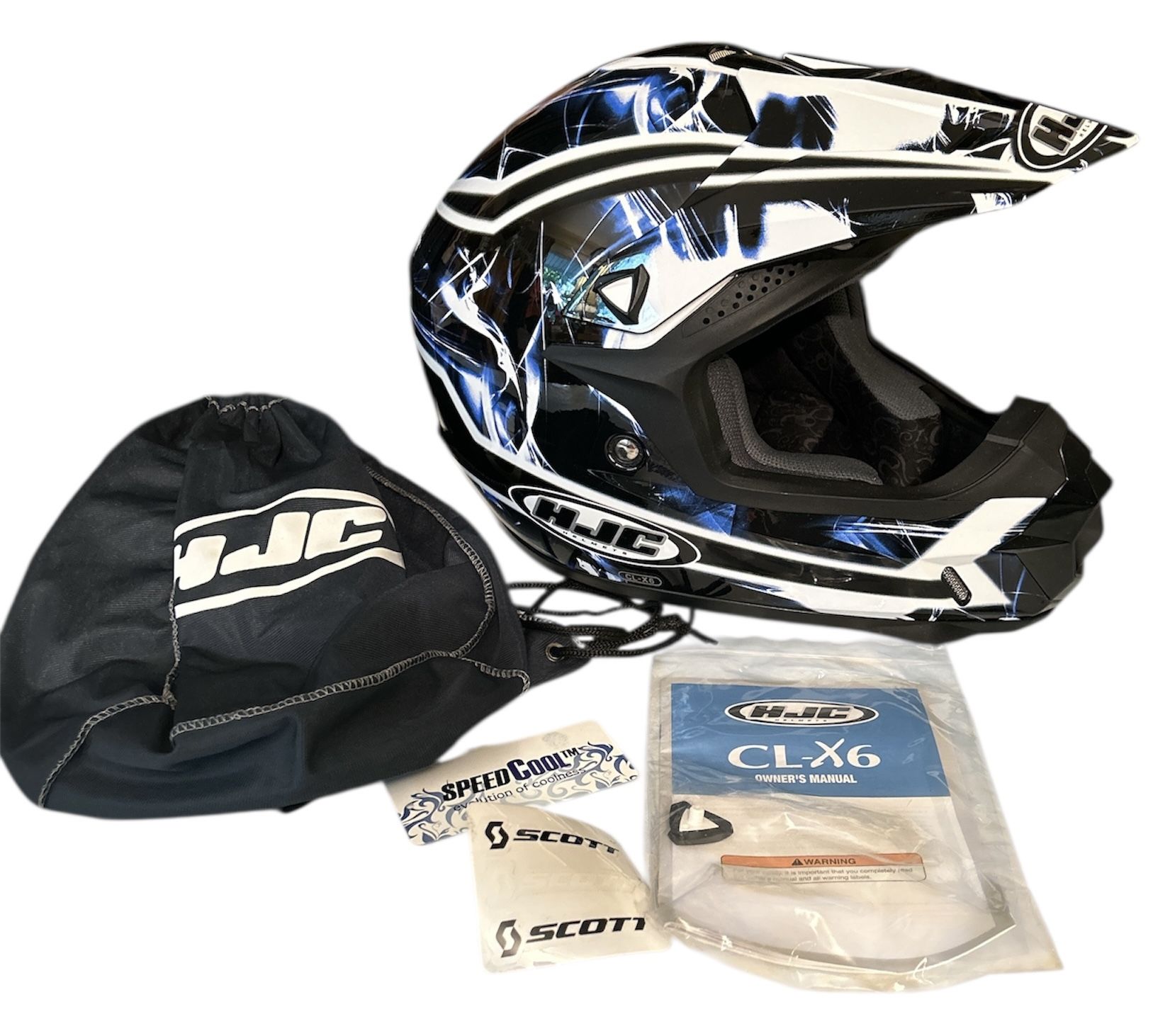 HJC CL-X6 Hydron Adult Off-Road Helmets (Brand New)