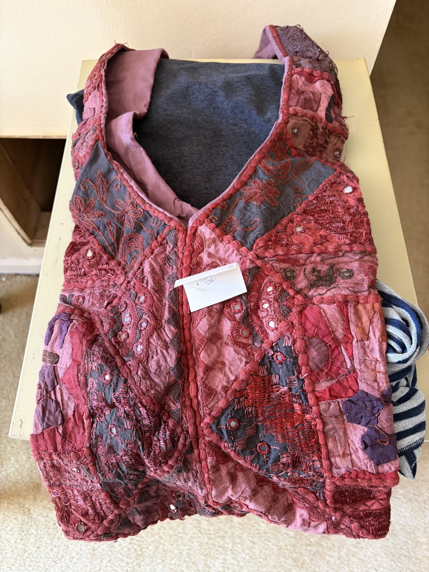 Vintage Indian Patchwork Shoulder Bag