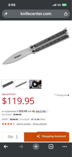 Butterfly knife
